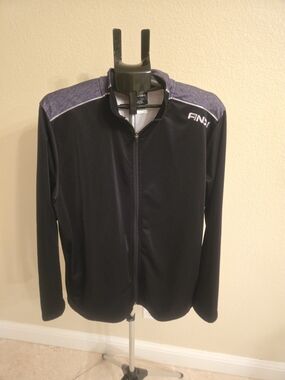 And1 Black Jacket With Gray Shoulder Panels